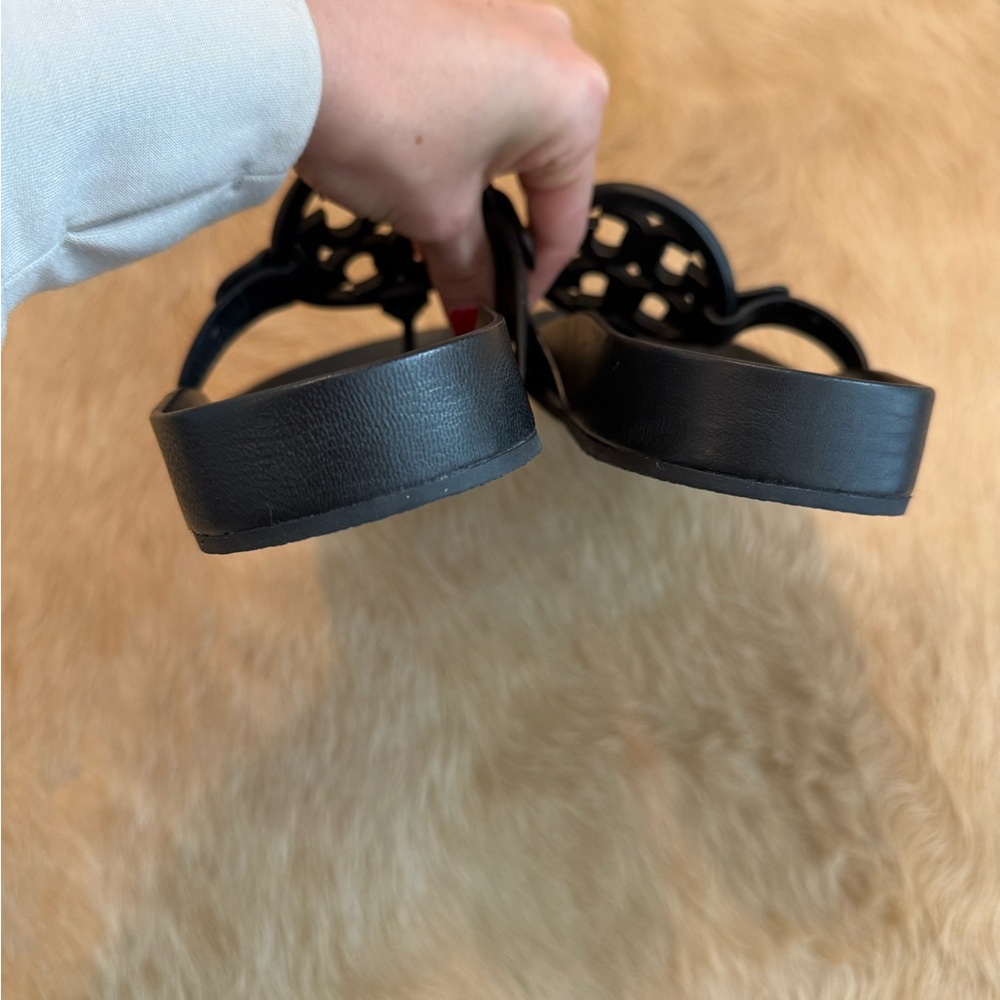 Tory Burch Black Miller Cloud Sandals - Picture 5 of 9